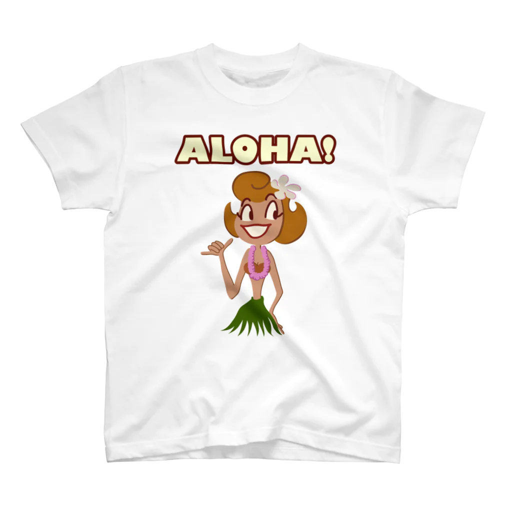 PPBOBBY13のALOHA Hula Girl Regular Fit T-Shirt