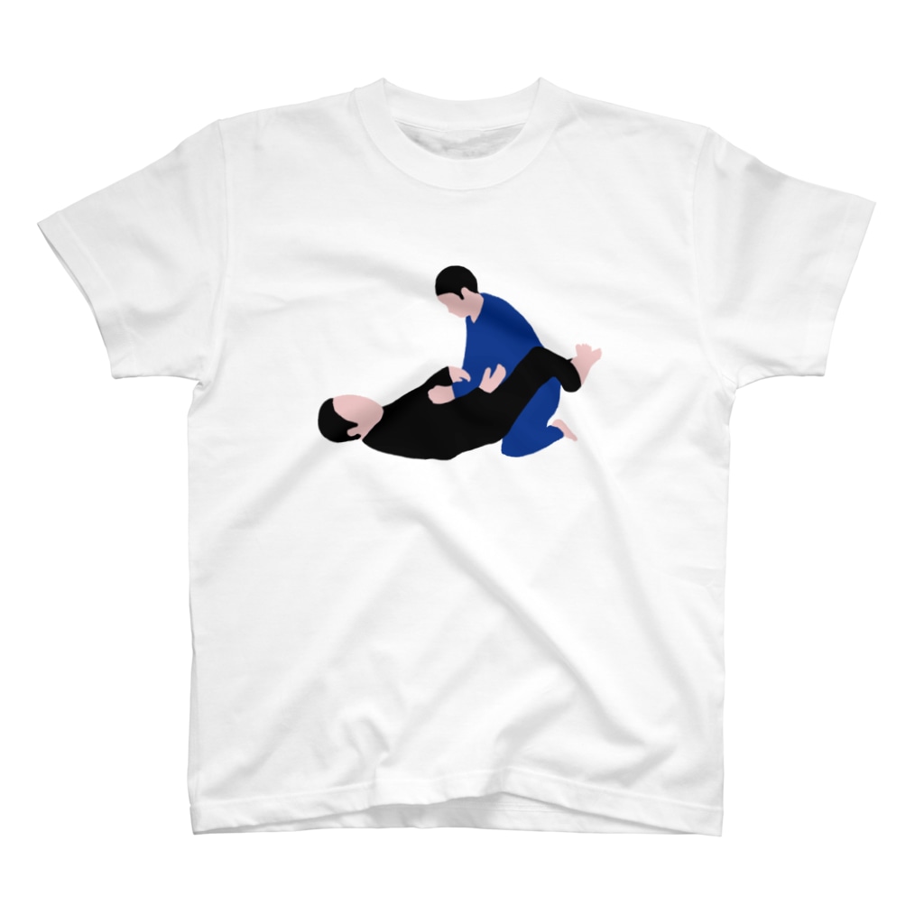 柔術イラストレーションのクローズドガード Regular Fit T-Shirt