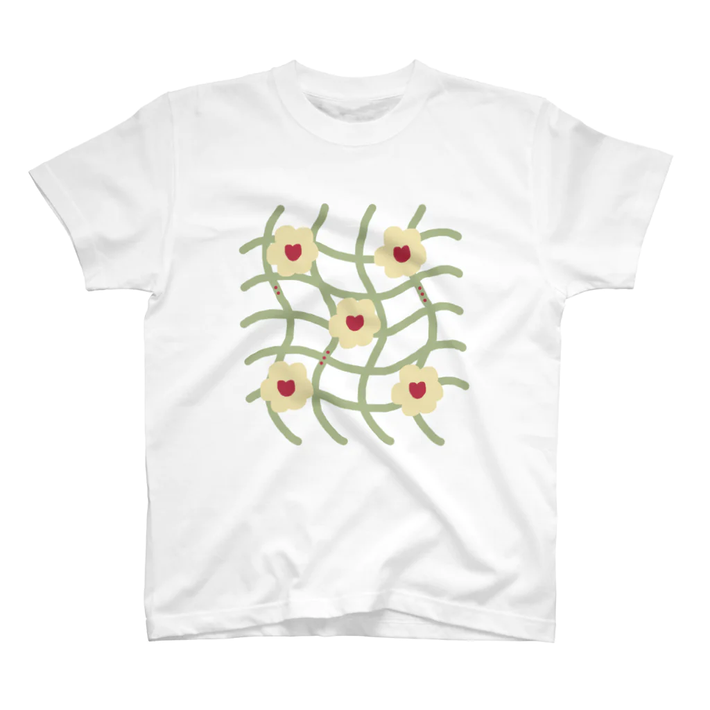 やすださよこのお花クッキーピクニック スタンダードTシャツ