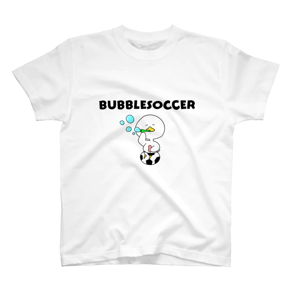 ダックバウアー Dack＊Bauerのバブルサッカーアヒルさん スタンダードTシャツ