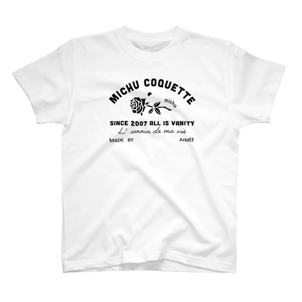 MICHU_COQUETTEのMICHU COQUETTE スタンダードTシャツ