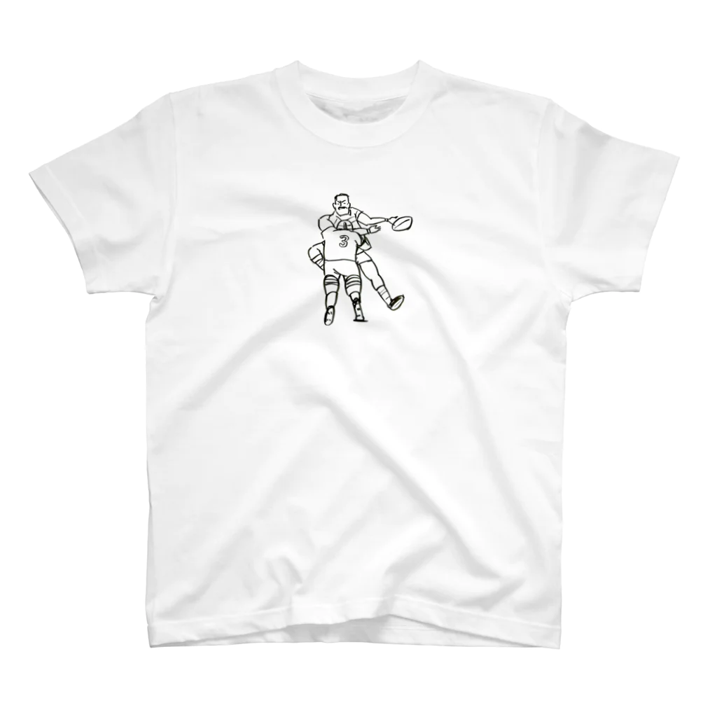 b.n.d [街中でもラグビーを！]バインドのラグビーカルタ(ひ) Regular Fit T-Shirt