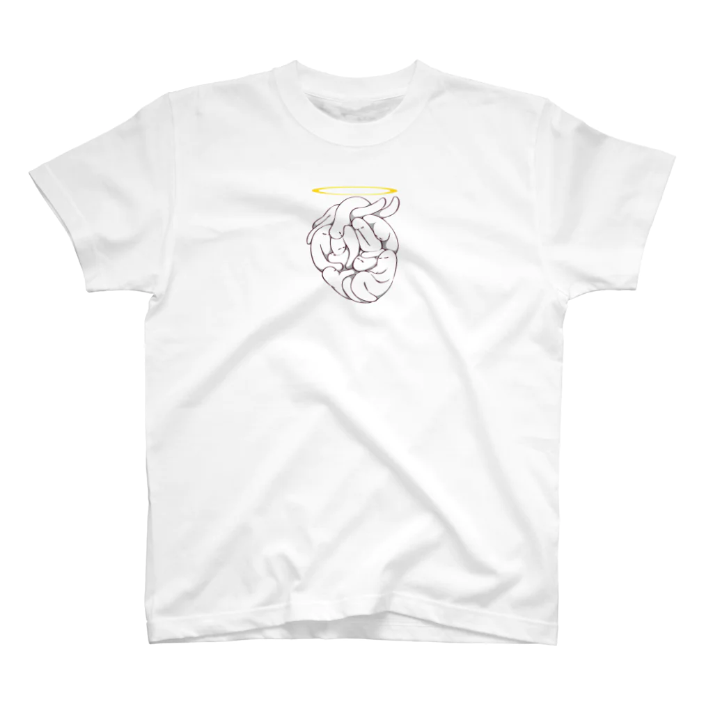 ゴリアテのハツ_white(すやすやver.) スタンダードTシャツ