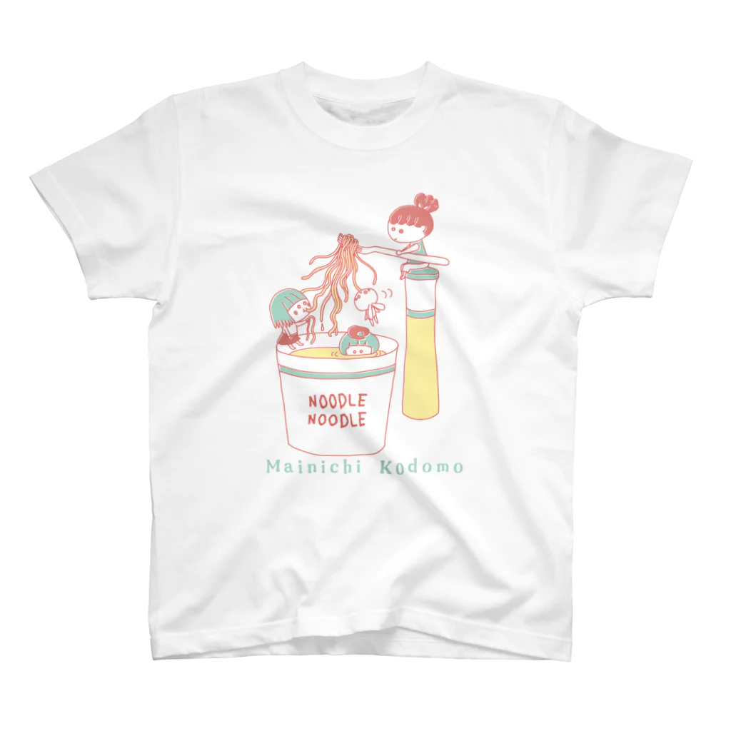 spicemachine-shopのMainichi kodomo noodle Regular Fit T-Shirt