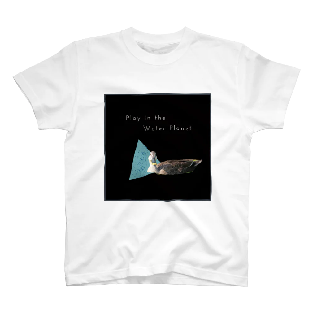 tori-note のPlay in the Water planet スタンダードTシャツ