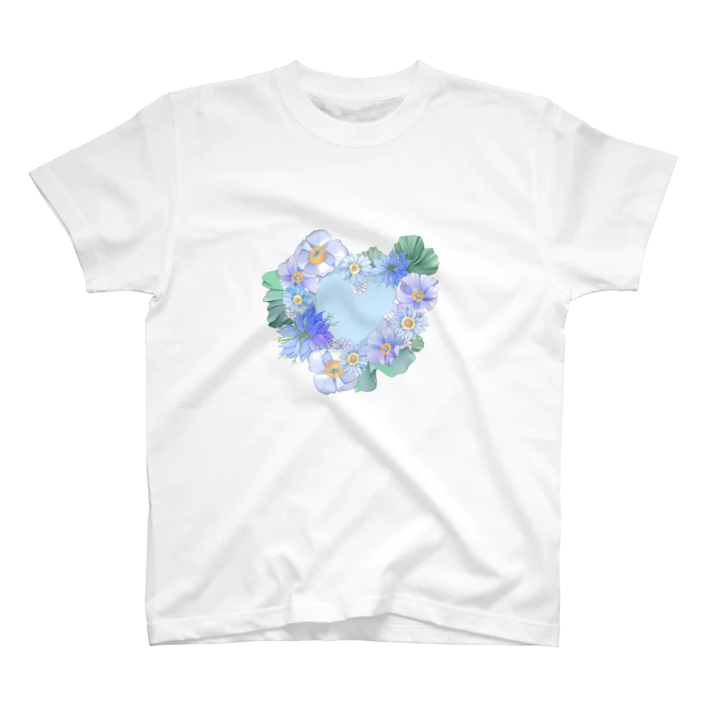 ピヨ_chemistryのハートのリース Regular Fit T-Shirt