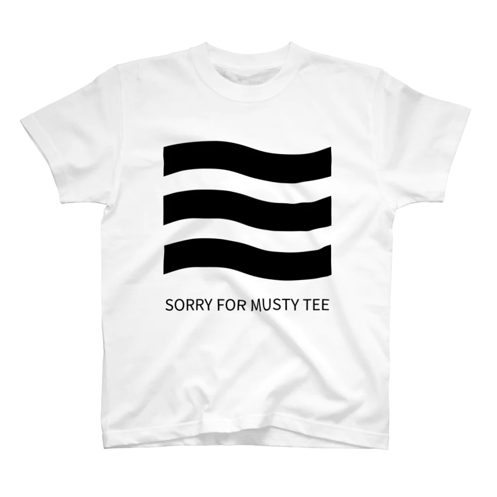 THIS IS NOT DESIGNの生乾き、すみません。SORRY FOR MUSTY TEE スタンダードTシャツ