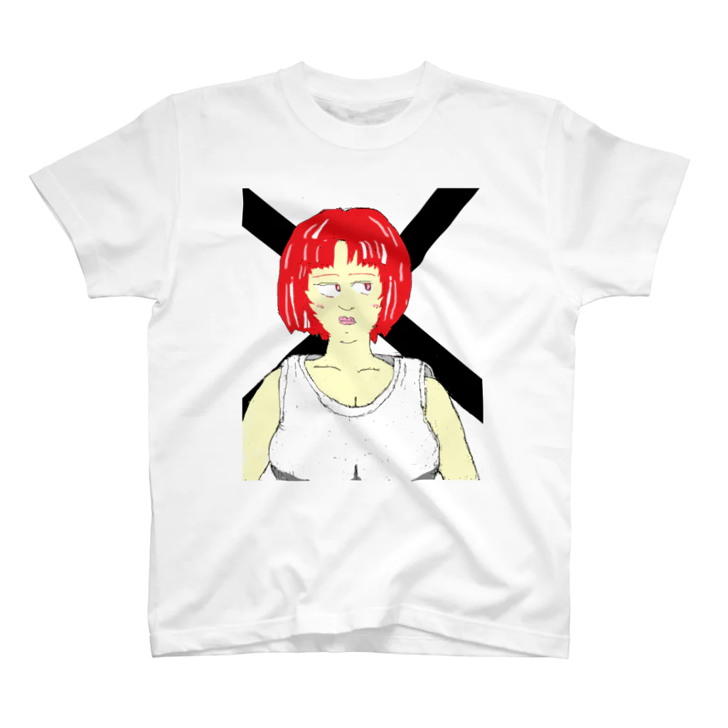 プリン倶楽部のred hair スタンダードTシャツ