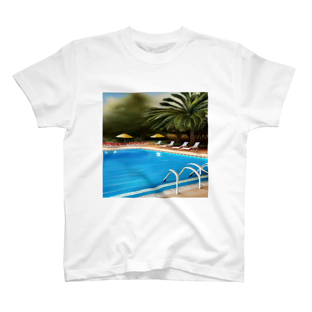 Soup Syrupの#0017 | Pool Hotel 02 Regular Fit T-Shirt