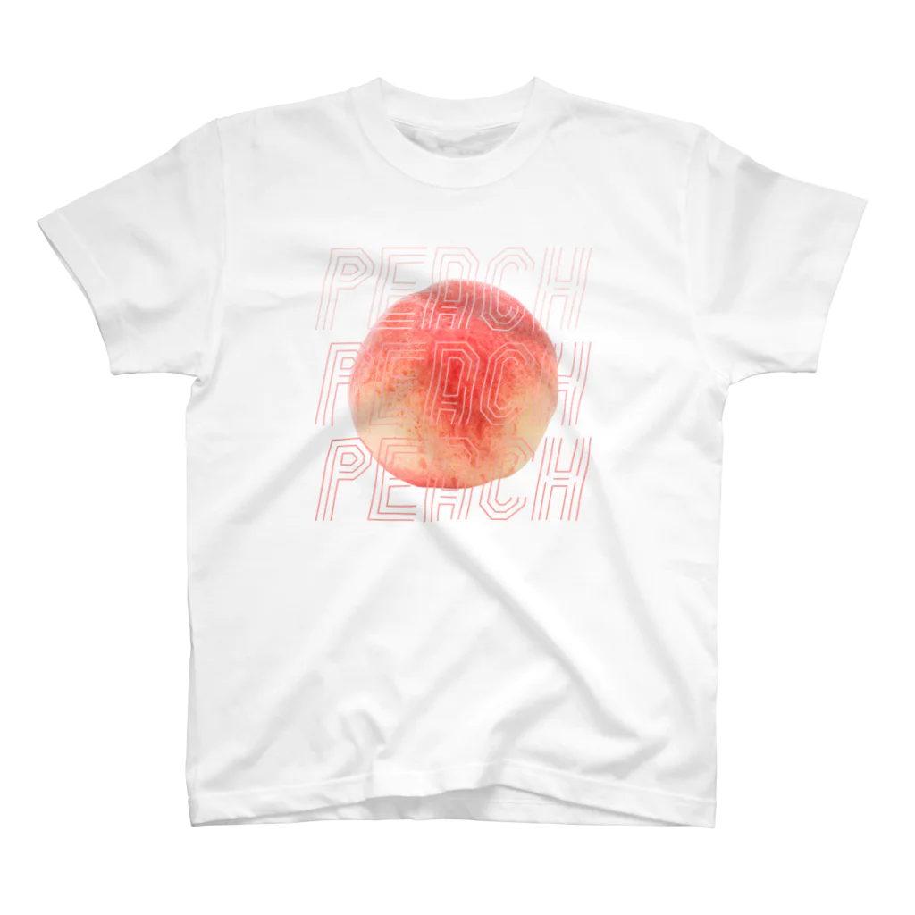 YOLKのもも（PEACH×3） Regular Fit T-Shirt