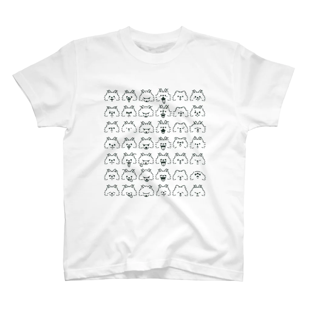 イラスト MONYAAT のポメラニアンぎっしり Regular Fit T-Shirt