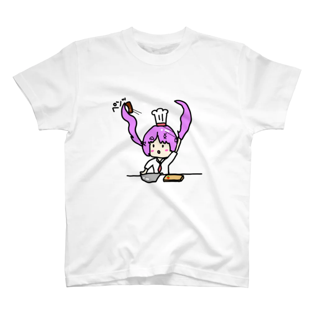 ツインテールな女の子のお料理ハンバーグ編 Regular Fit T-Shirt