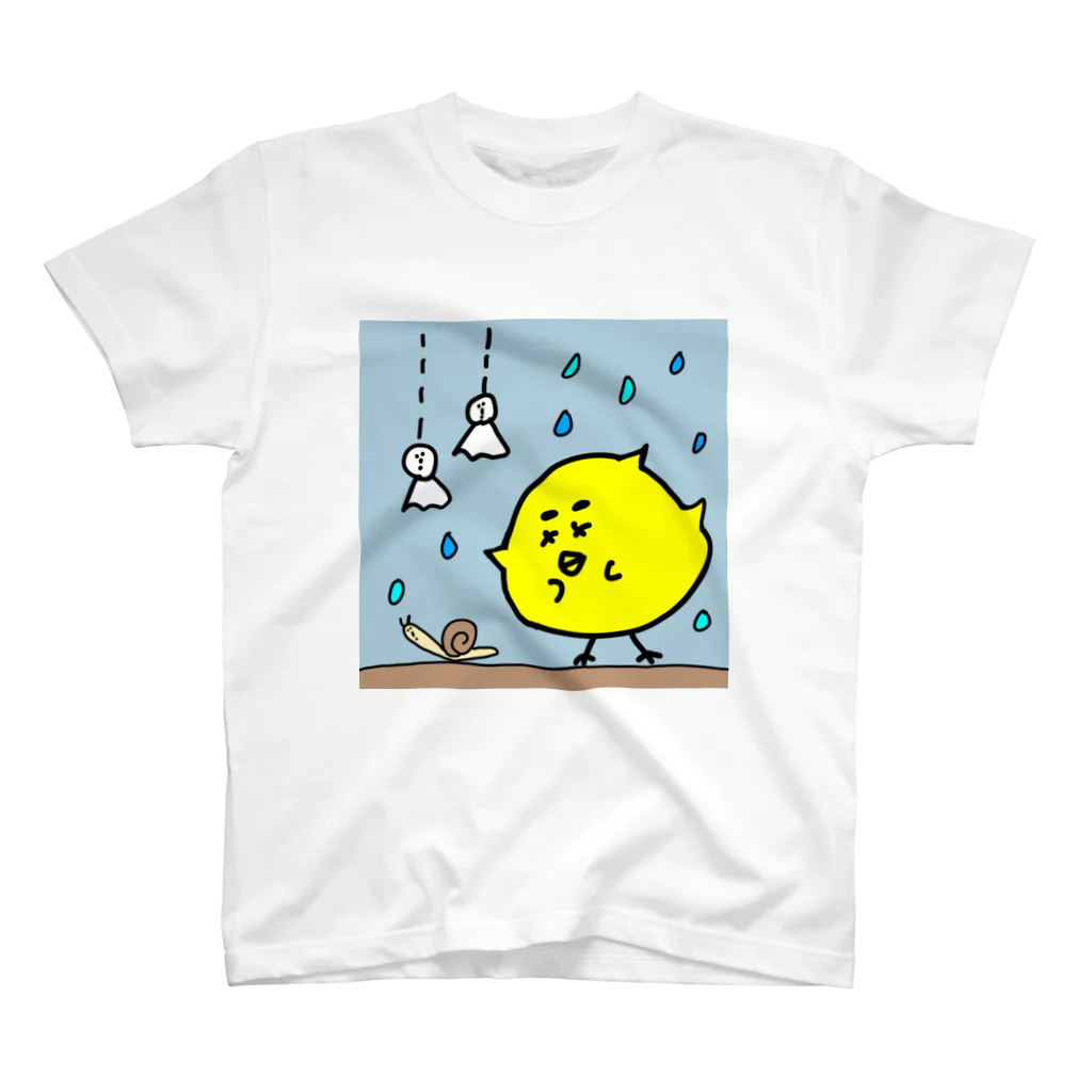 くぼたにんじんのひよこちゃん(梅雨) スタンダードTシャツ