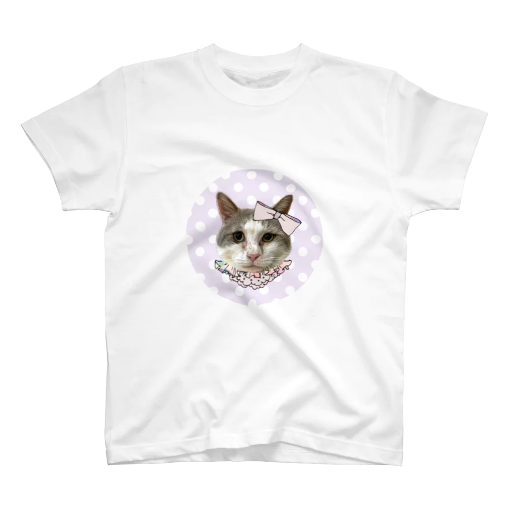 福祉メイキングスタジオの通い猫まめＴシャツ スタンダードTシャツ