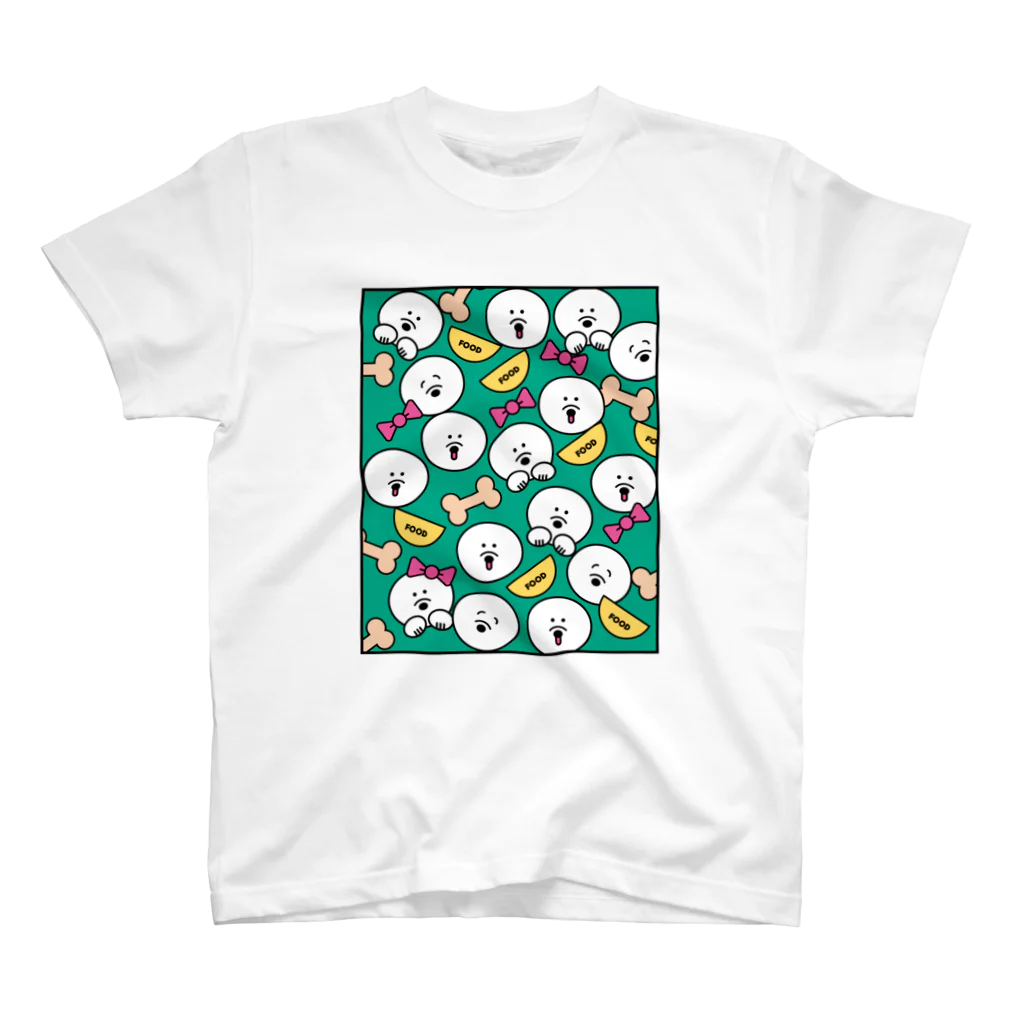 hr. grassのbichon frize スタンダードTシャツ