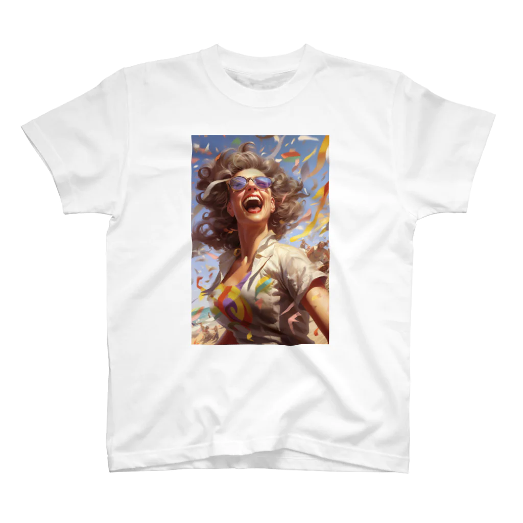 WorldworldのHappy people スタンダードTシャツ