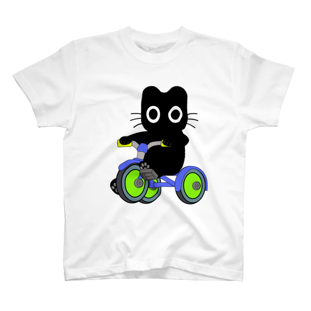 Suzutakaのくろねこクロル（三輪車） Regular Fit T-Shirt