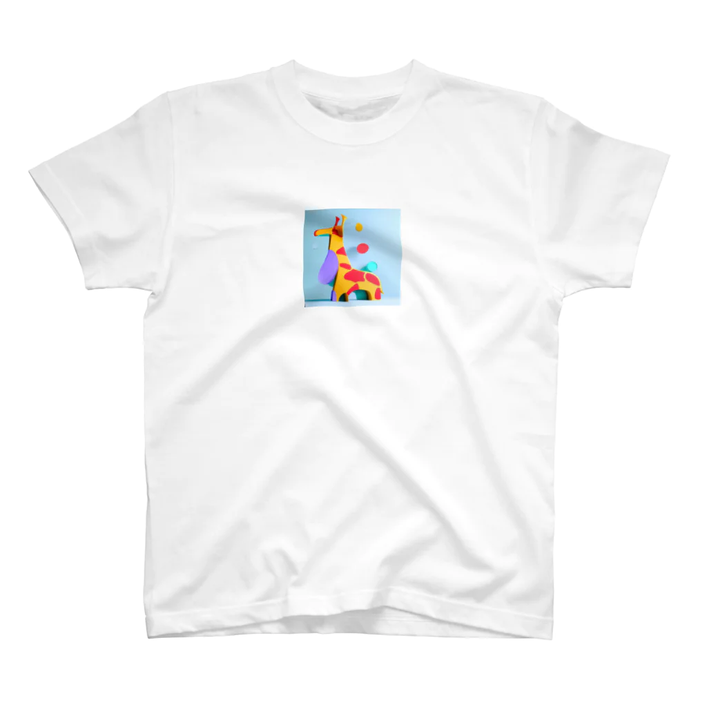 sweetsmailstudioの創作模型　きりん Regular Fit T-Shirt