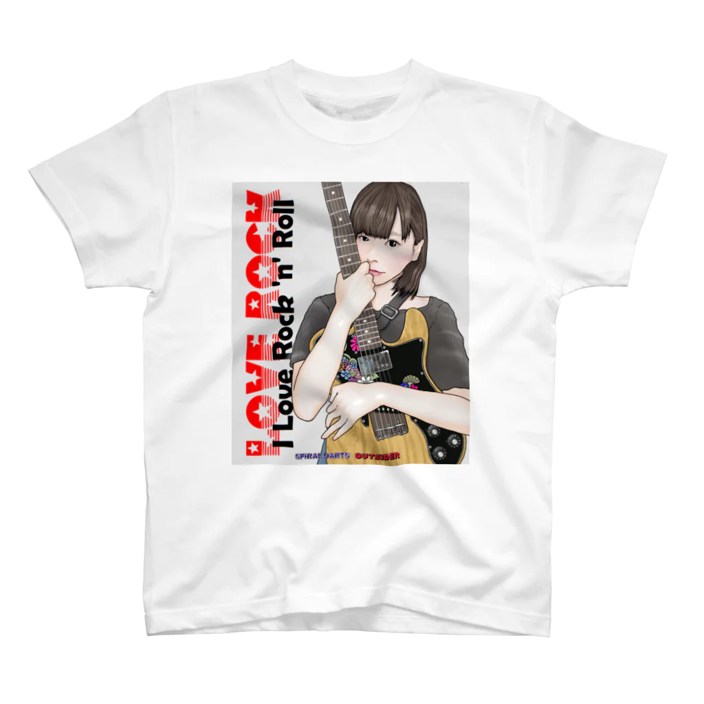 Zac-SDのギター少女（ちぃ） スタンダードTシャツ