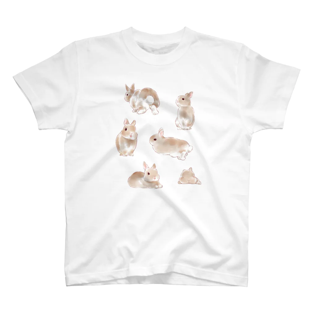 ECLAIR BUNNYのたちみみうさぎさんつめあわせ スタンダードTシャツ