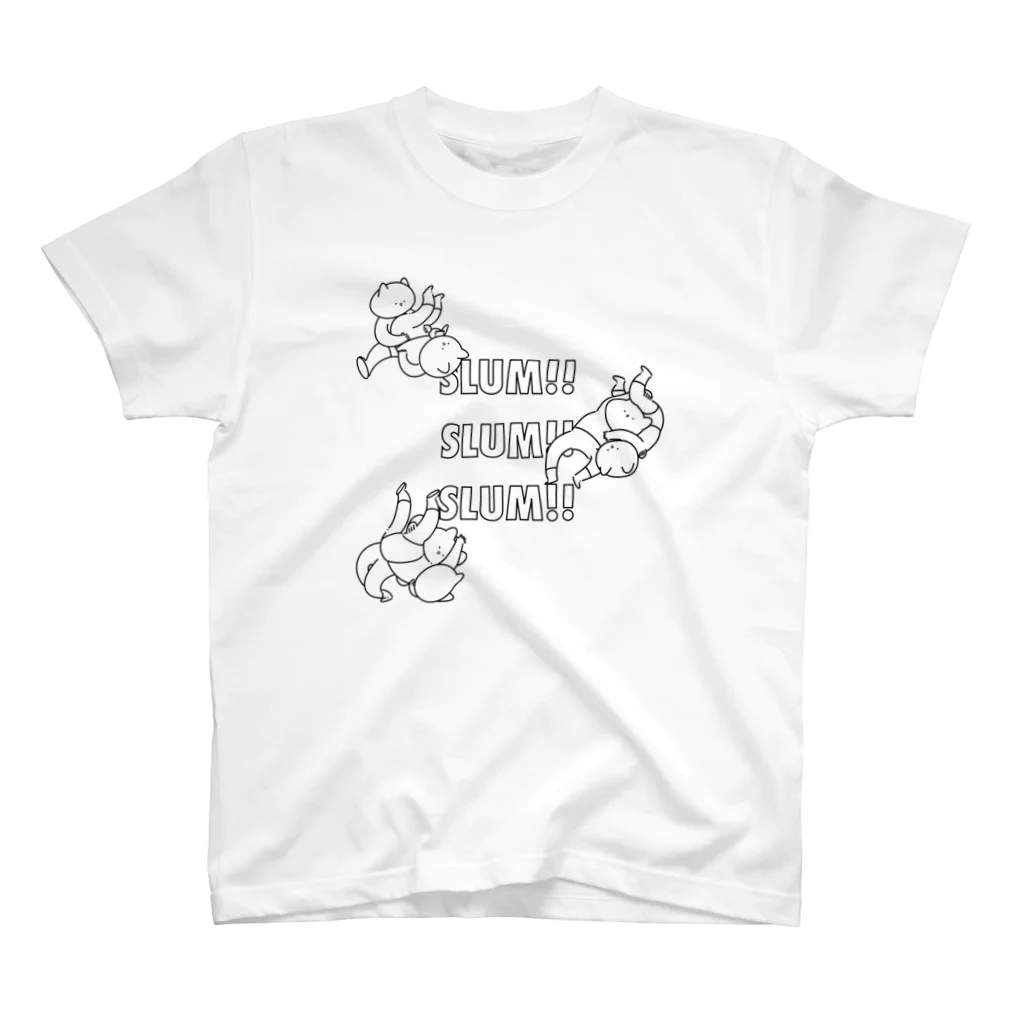 プロレスにゃんこのプロレスにゃんこ（SLUM） Regular Fit T-Shirt