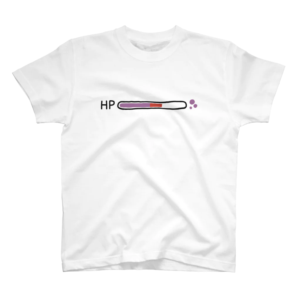 ぷにおもちSHOPのHPバー どく スタンダードTシャツ