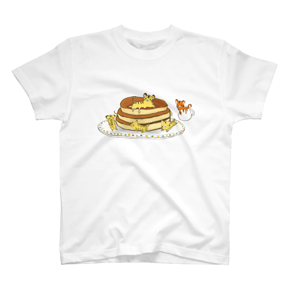 ぎみの溶けタイガーwithパンケーキ スタンダードTシャツ