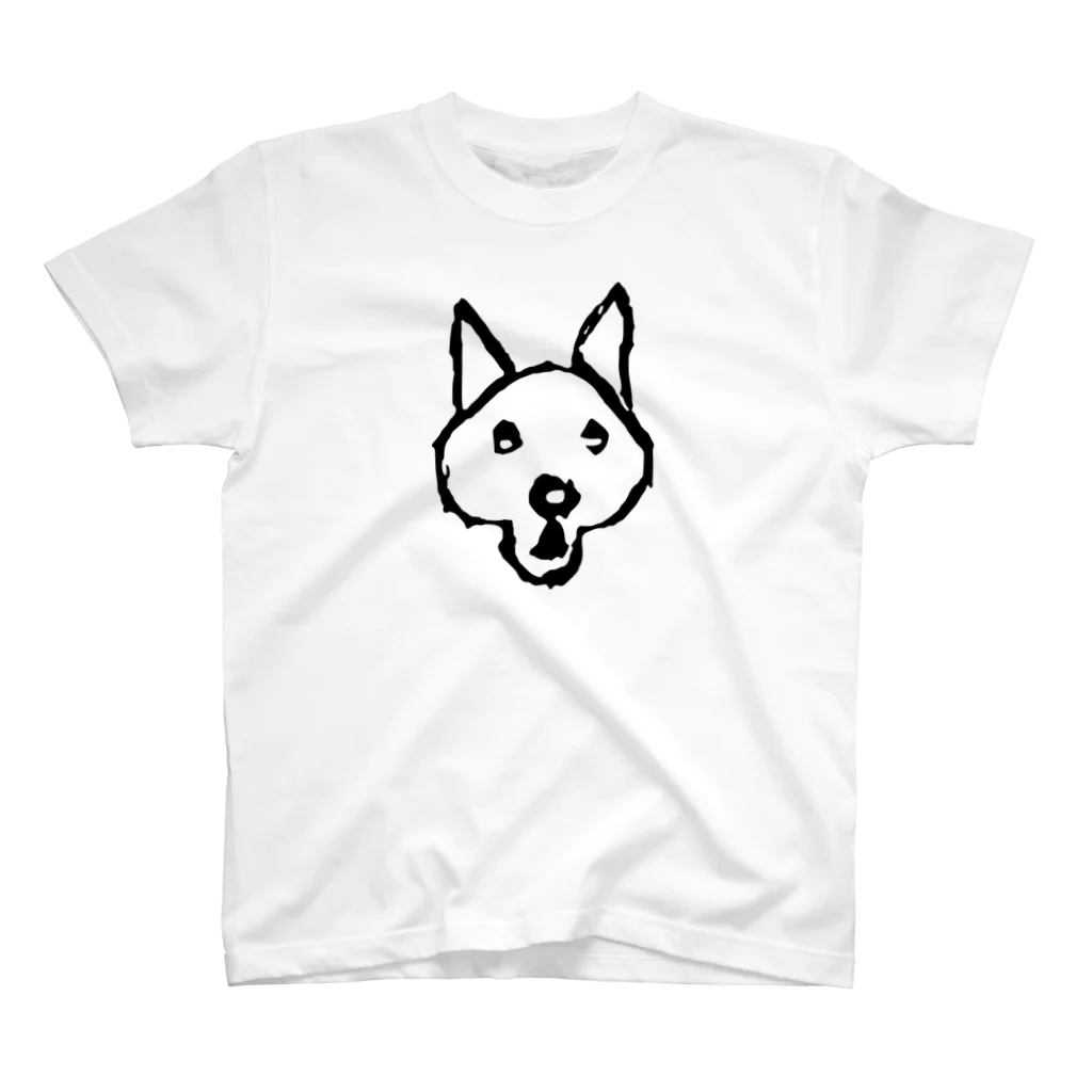 せいろ飯店のびっくりした犬 スタンダードTシャツ