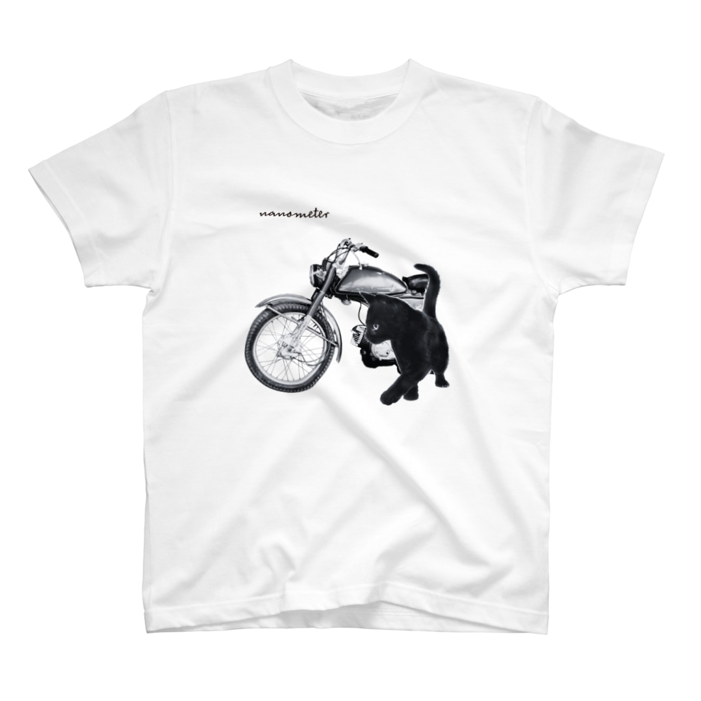 nanometerのnanometer『ねことバイク-2』スタンダードTシャツ Regular Fit T-Shirt