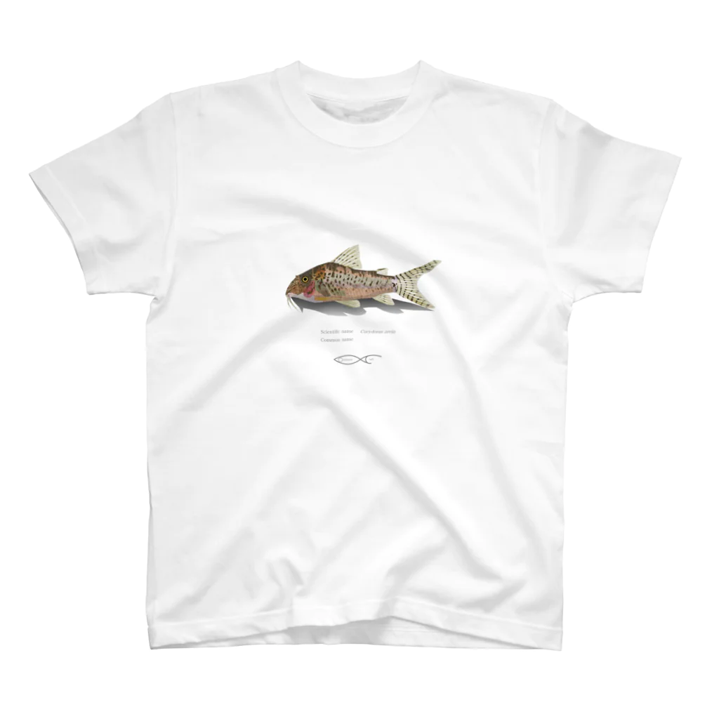 Osakana CraftのCorydoras areio スタンダードTシャツ