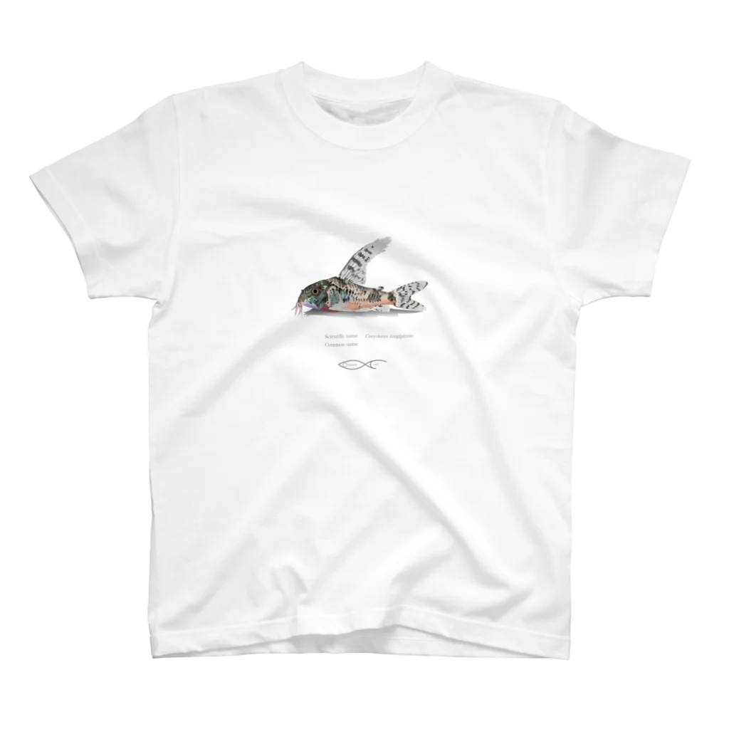 Osakana CraftのCorydoras longipinnis スタンダードTシャツ