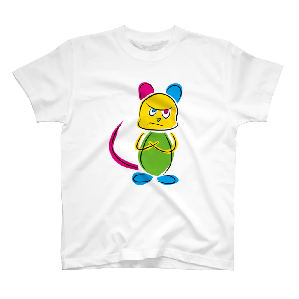 My Little ArtistsのMy Little Artists - Angry Mouse 002 スタンダードTシャツ