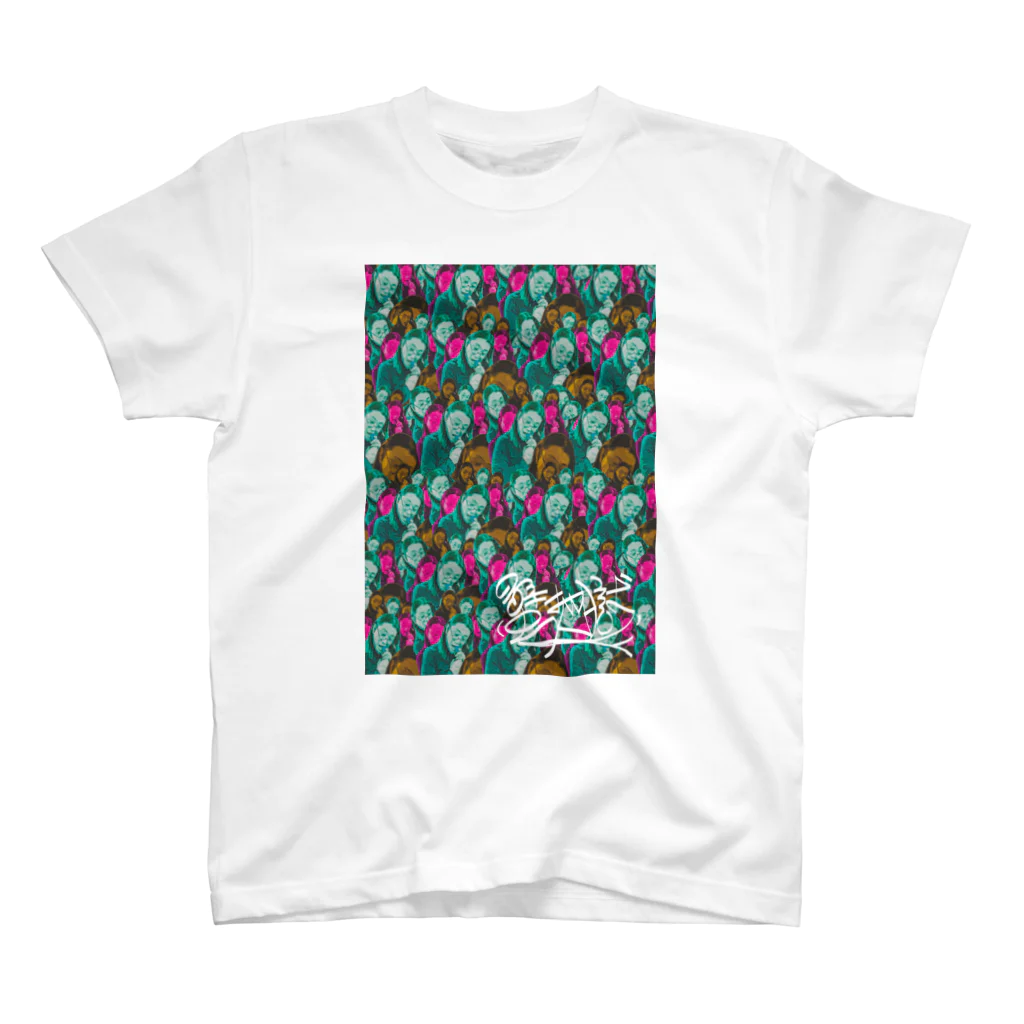SHOP#696の三色ラムオジpattern Regular Fit T-Shirt