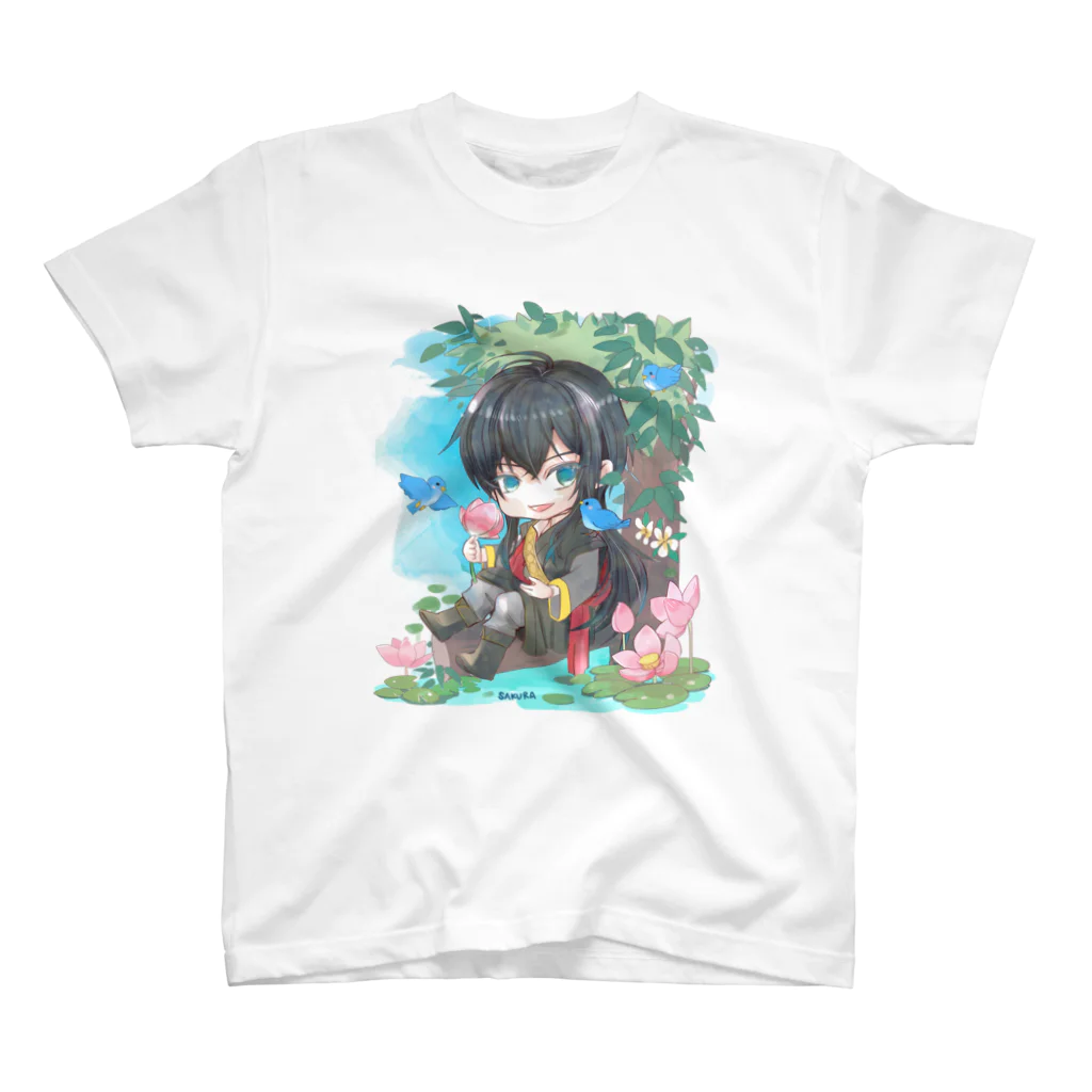 紗蔵 蒼/稲沢イラストアート展主催/漫画イラストレータのハスイケ スタンダードTシャツ