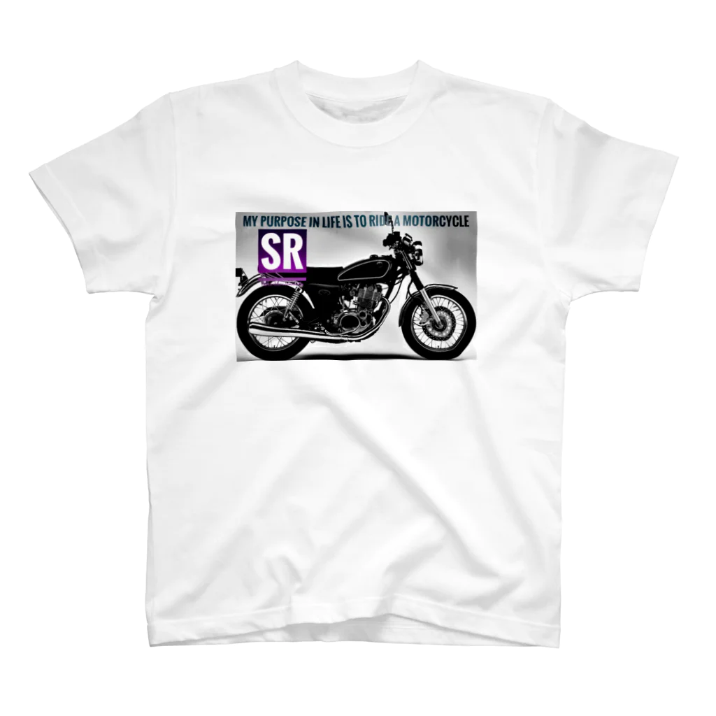 SRiaのバイクが生きがい〜SRiaロゴver スタンダードTシャツ