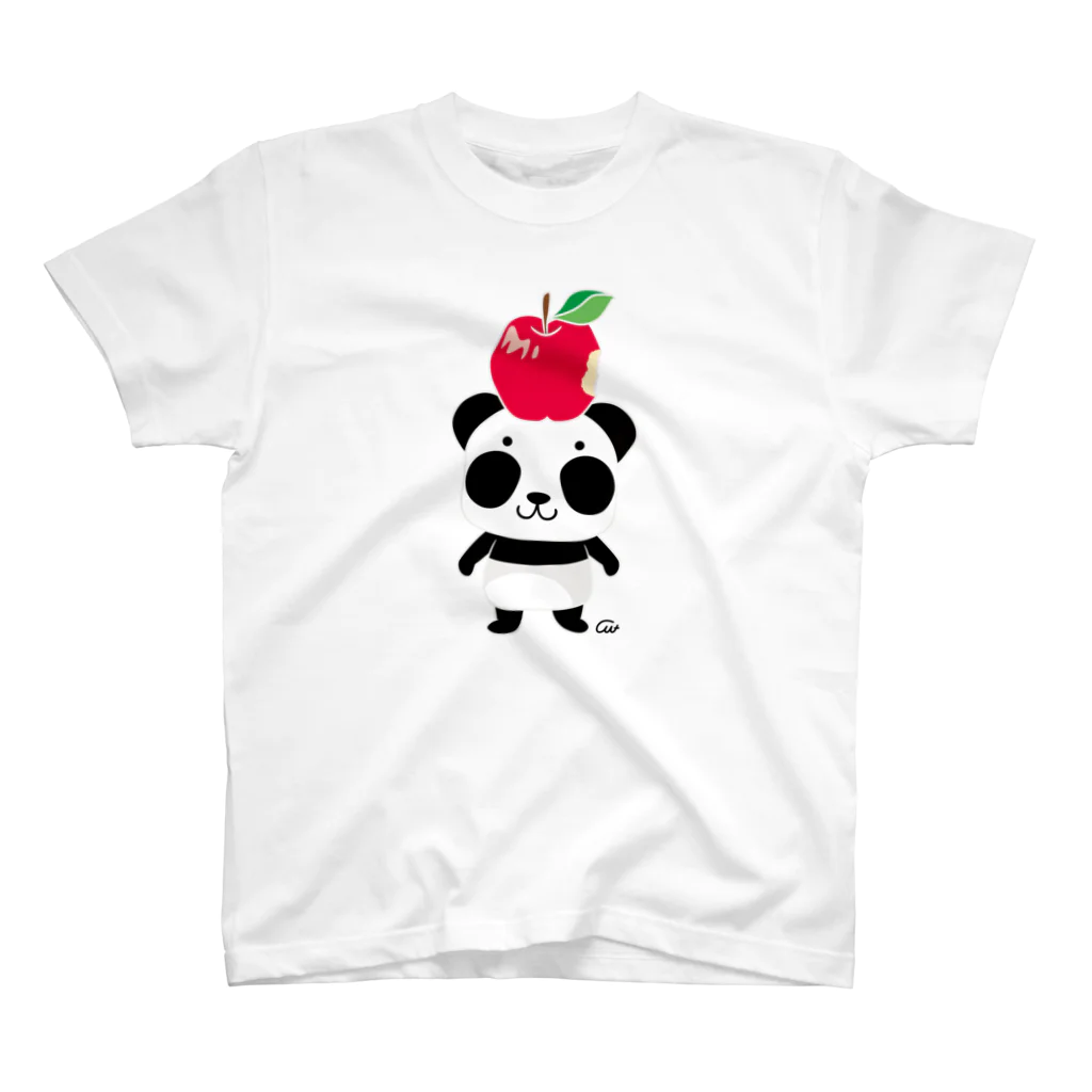 イラスト MONYAAT の両面印刷 ズレぱんだちゃんのリンゴ食べたの誰？　 Regular Fit T-Shirt