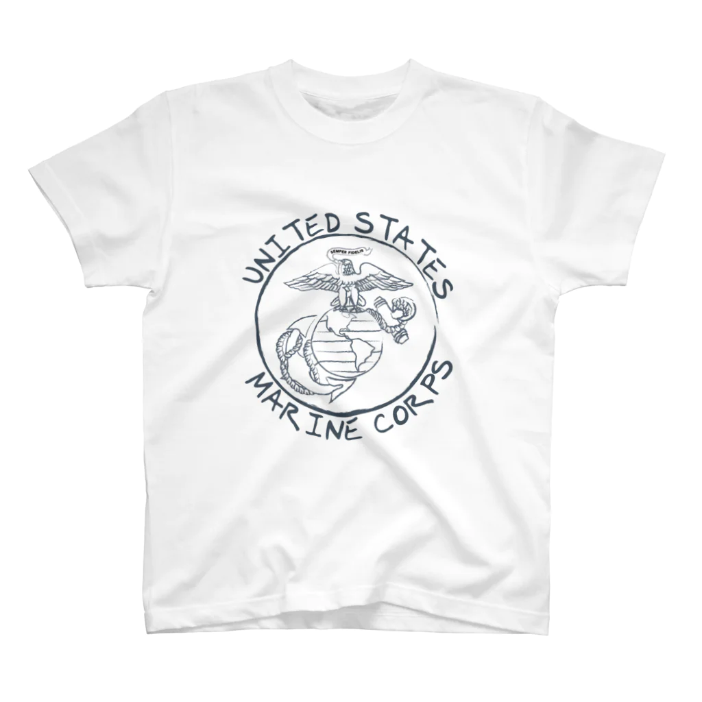 Y.T.S.D.F.Design　自衛隊関連デザインのU.S.MARINE CORPS スタンダードTシャツ