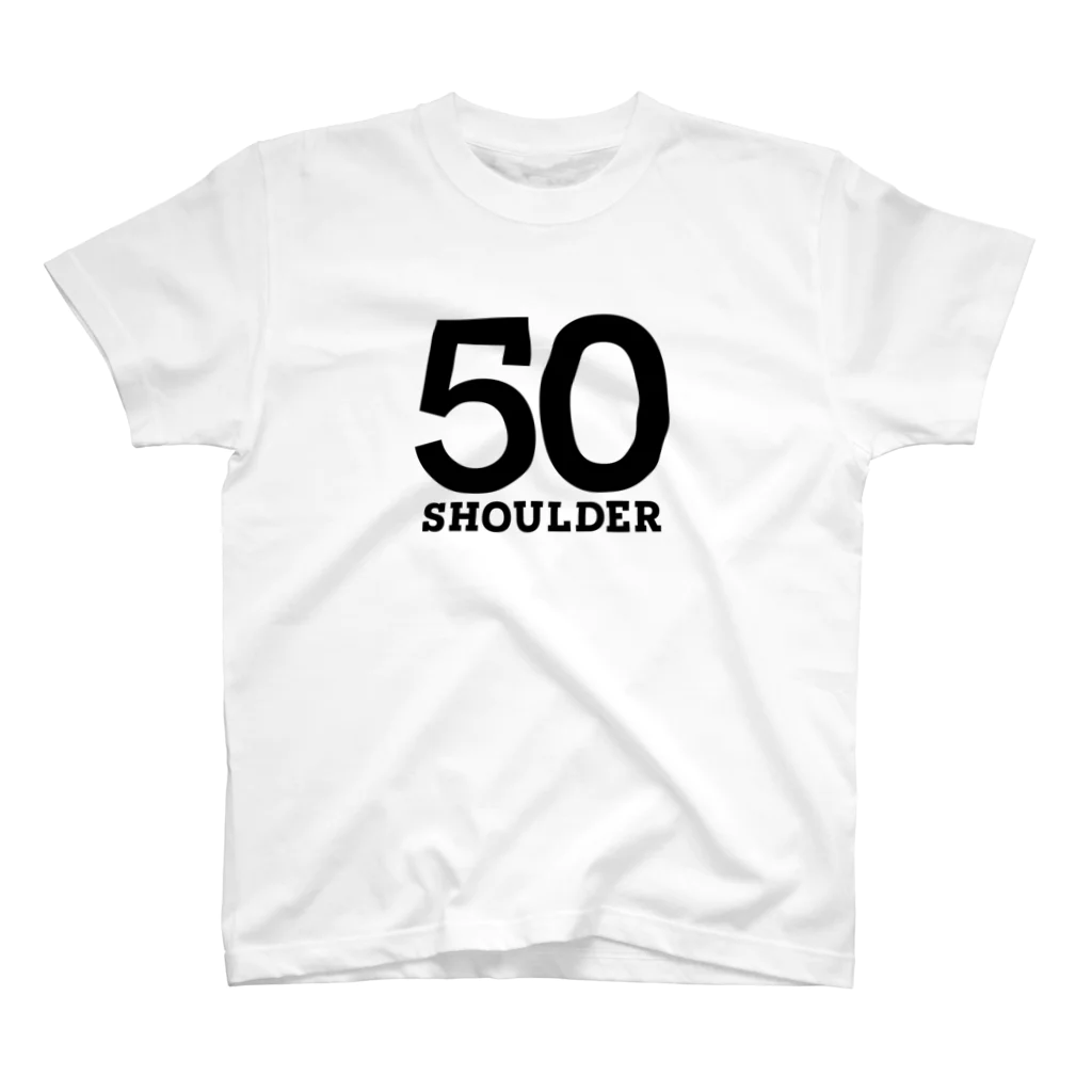 猫背屋の50 SHOULDER Regular Fit T-Shirt