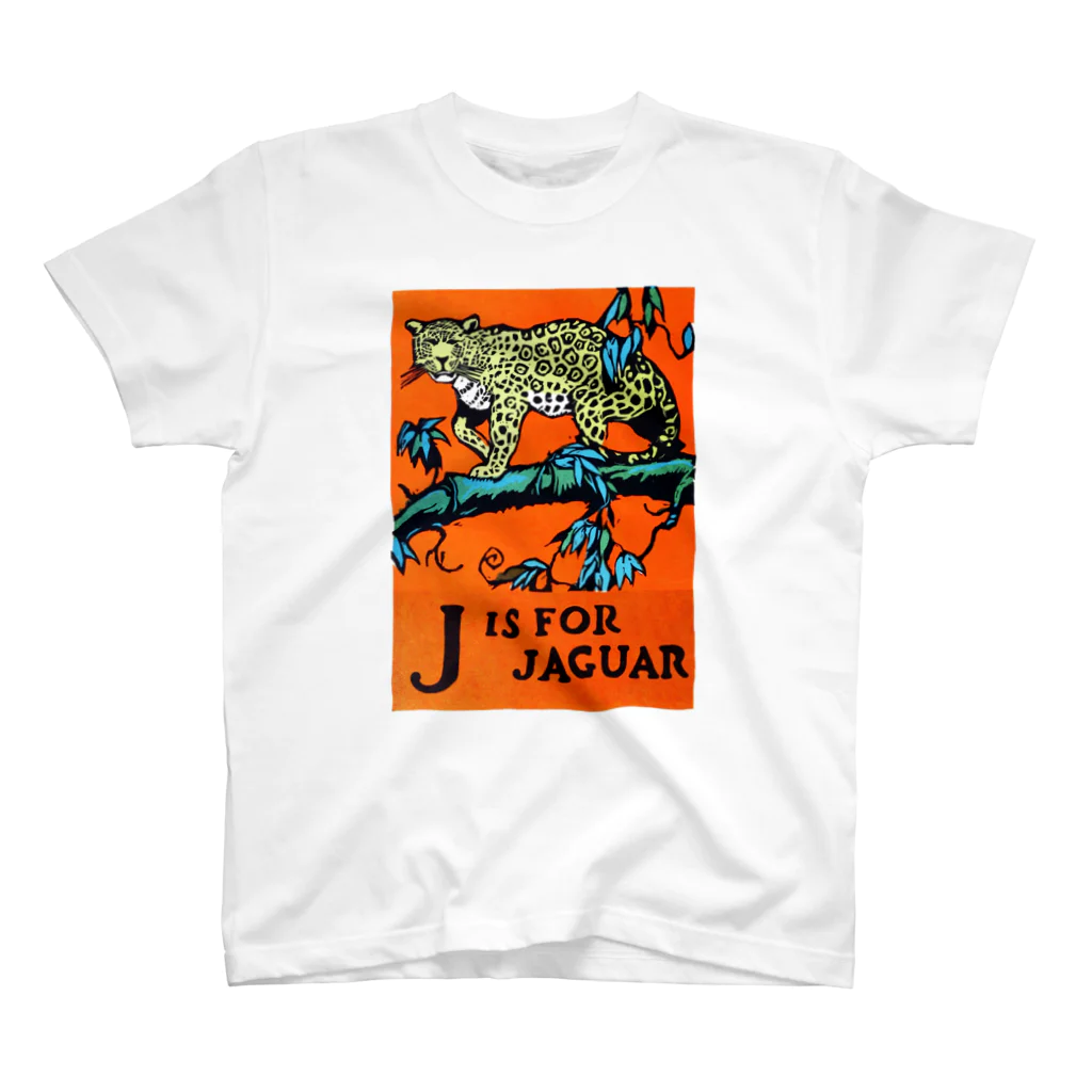 動物アルファベットのJはジャガーのJ Regular Fit T-Shirt