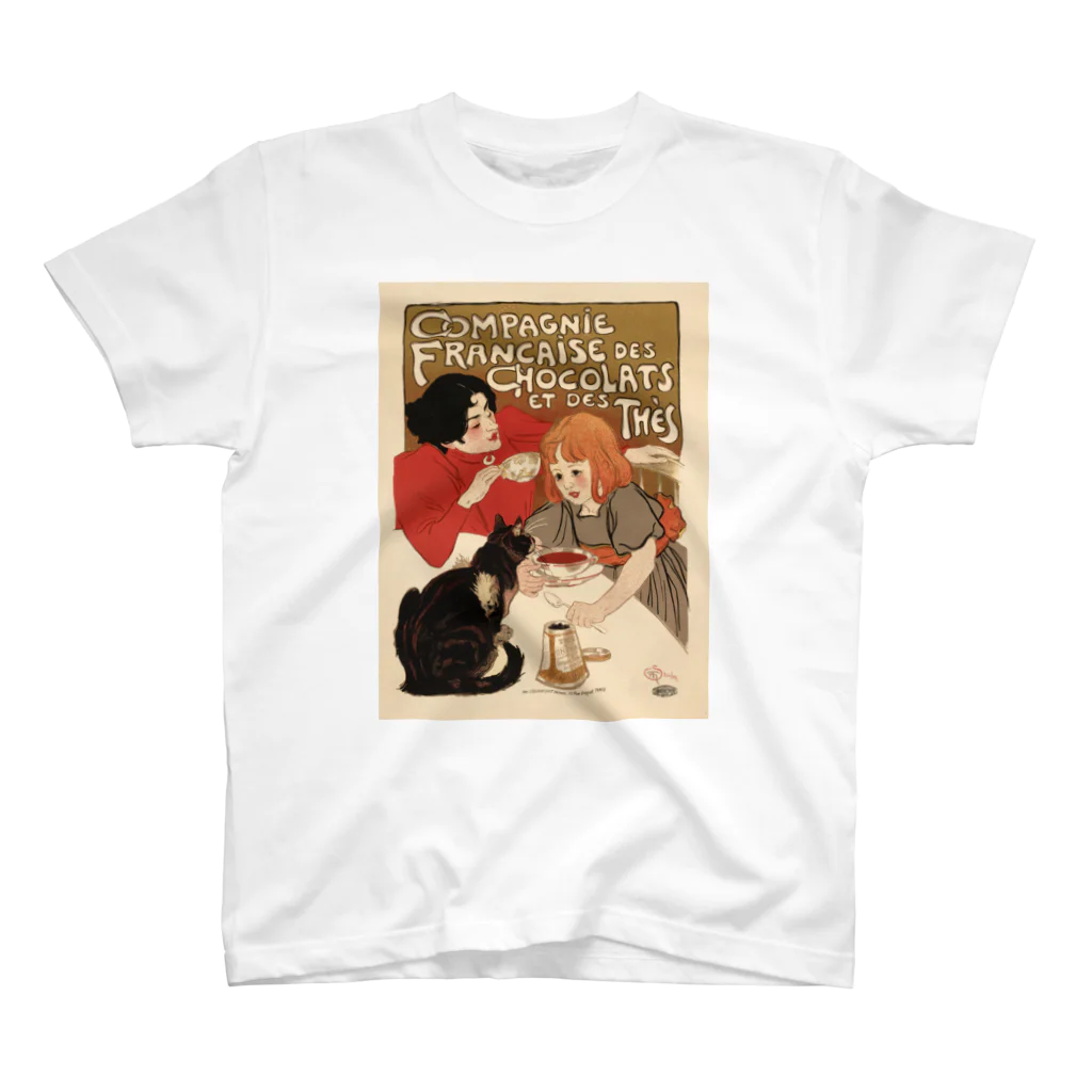 世界美術商店のチョコレートと紅茶のフランス商会 / French Company of Chocolates and Teas Regular Fit T-Shirt