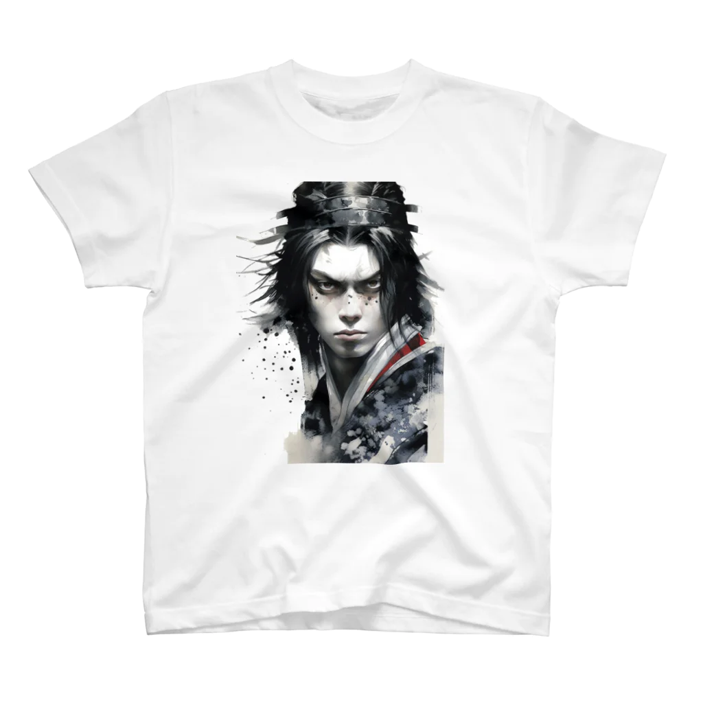 News US Suzuri Storeの侍 サムライアート 其の参 Regular Fit T-Shirt