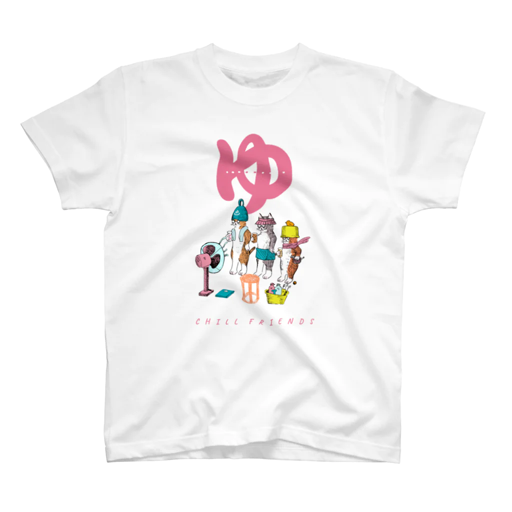 MAiのCHILL FRIENDS_温泉ネコクラブ Regular Fit T-Shirt