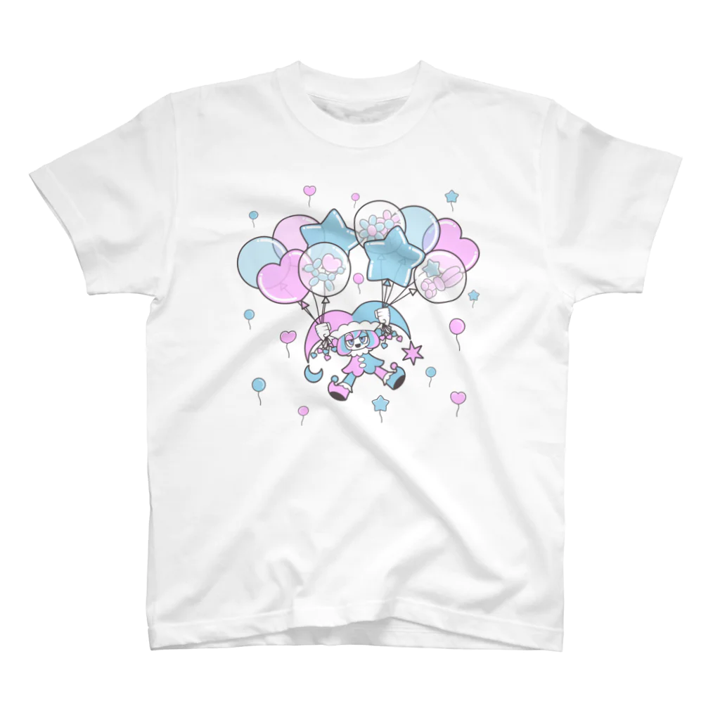 NAOTOONS SHOP SUZURI支店のFloating on a Balloon スタンダードTシャツ