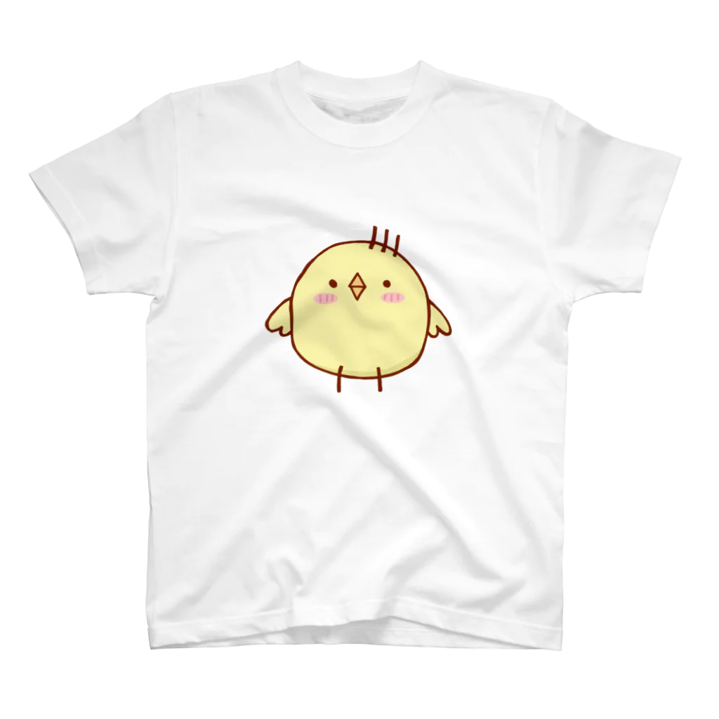 親鳥えぬのゆるいひよこ スタンダードTシャツ