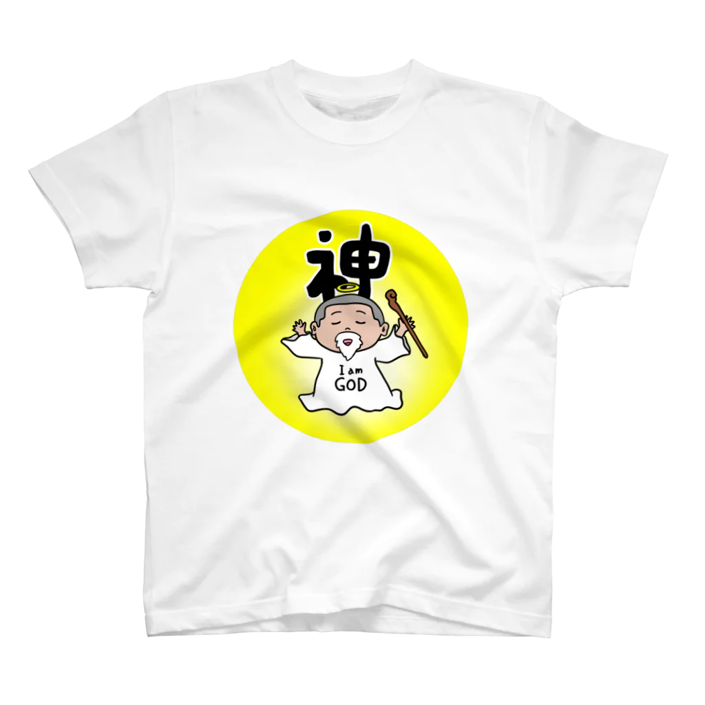 CVSのゆるかわショップのくりくり坊主のくり坊【神さまver.】 スタンダードTシャツ