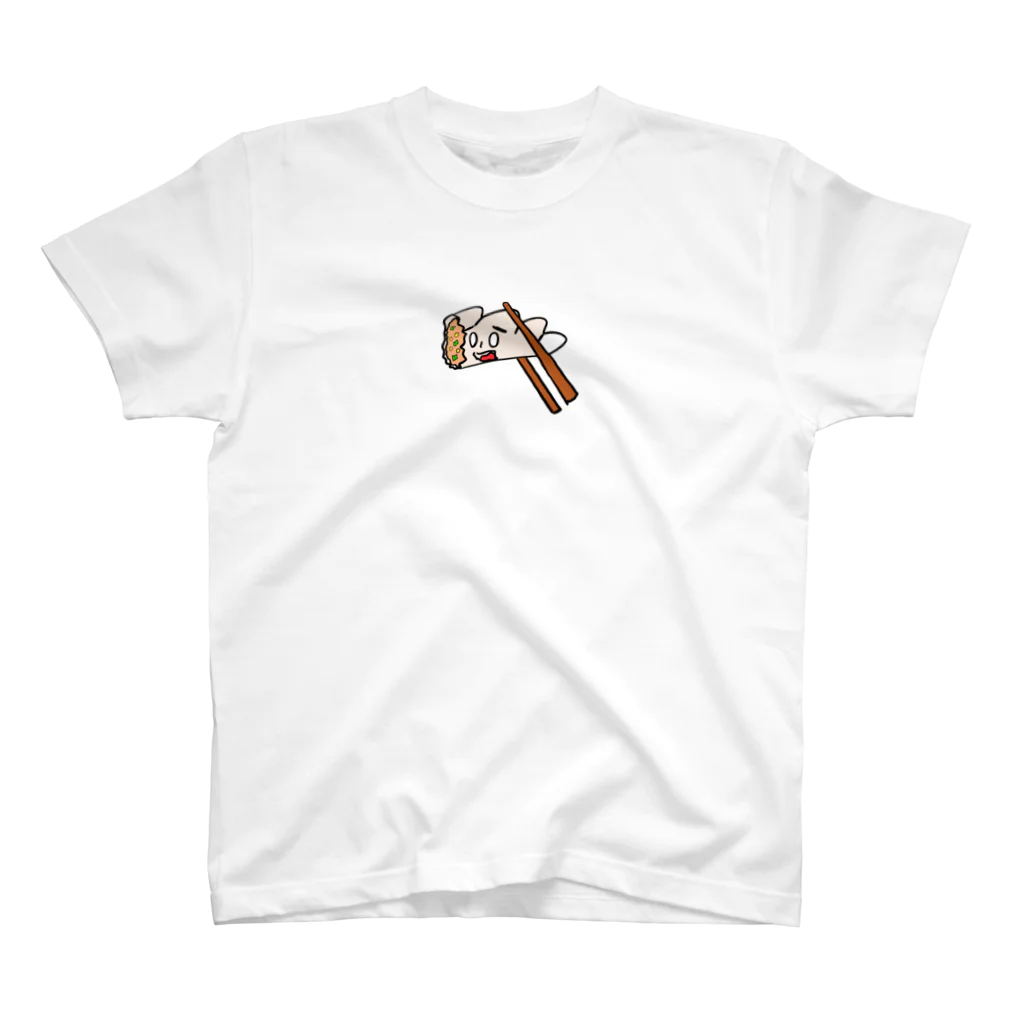 ぶろっこりー餃子の食べられてる餃子 Regular Fit T-Shirt