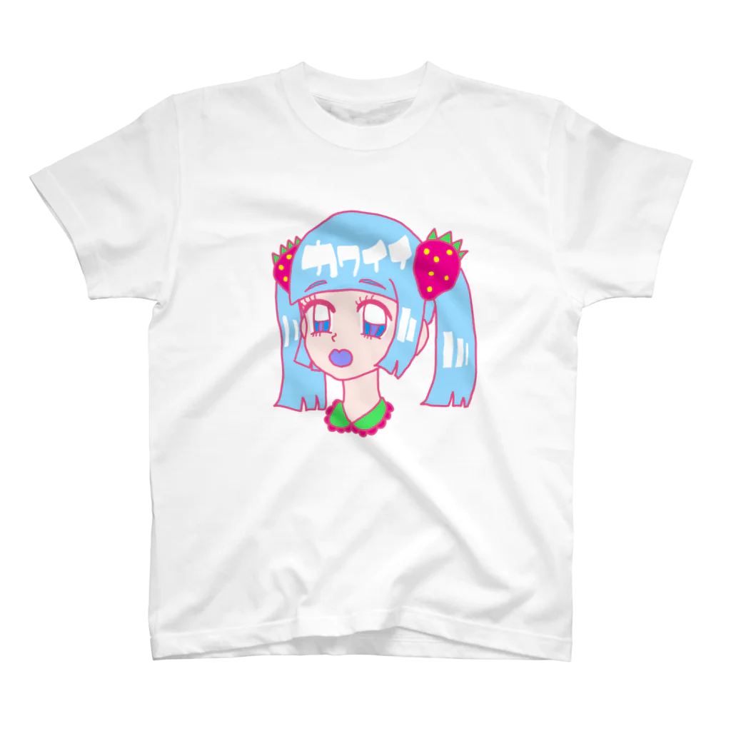 FLOWERSのかわいい Regular Fit T-Shirt