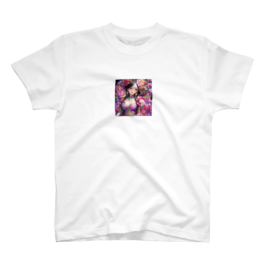 TAKANORI_IMAIのフラワーガール Regular Fit T-Shirt