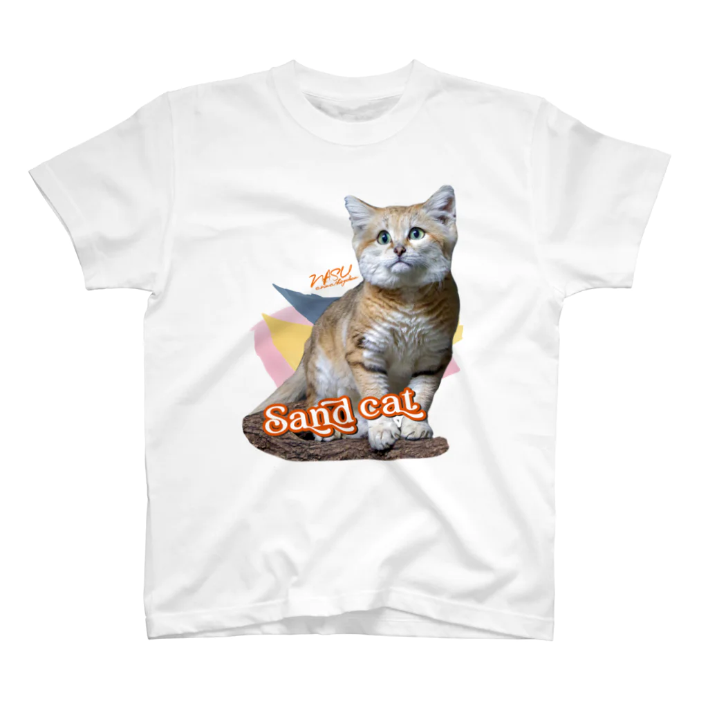 NASU_anikinshopのスナネコ シャリフ 樹上 スタンダードTシャツ