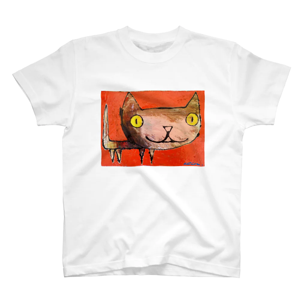 Tominaga Keishiのアニマルシリーズのネコちゃん Regular Fit T-Shirt